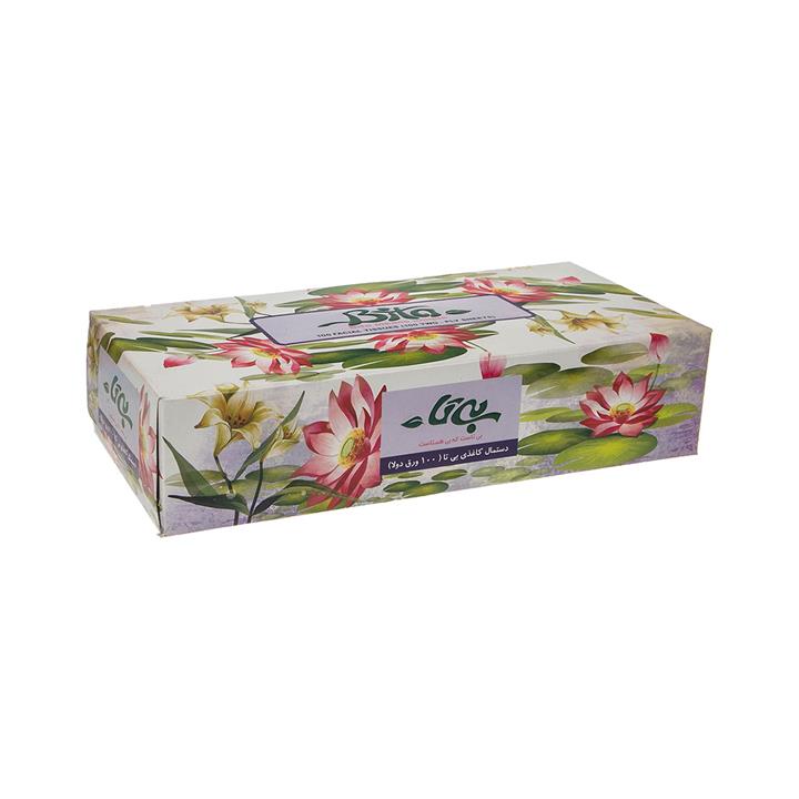 دستمال کاغذی 100 برگ بی تا مدل Flower Bita Flower Tissue Pack Of 100 Sheets